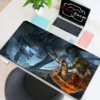 Anime Mouse Pad Extended Gaming Desk Accessories Dungeons and Dragons Laptops Large Laptop Keyboard Mat Xxl 8 - Dungeons and Dragons Store