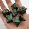 DND Dice Board Game Metal Polyhedral Dice for Dungeon and Dragons RPG Dice Set for D 3 - Dungeons and Dragons Store