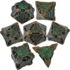 DND Dice Board Game Metal Polyhedral Dice for Dungeon and Dragons RPG Dice Set for D 5 - Dungeons and Dragons Store