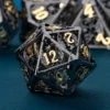 DND Metal Dice Set Dungeon and Dragon Gifts Hollow D D Dice Set RPG Large Polyhedral 2 - Dungeons and Dragons Store