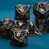 DND Metal Dice Set Dungeon and Dragon Gifts Hollow D D Dice Set RPG Large Polyhedral 4 - Dungeons and Dragons Store