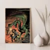 Dungeons and Dragons Movie Game Poster Decorative Painting Gamer Room Decoration Posters for Wall Art Canvas 4 - Dungeons and Dragons Store