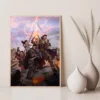 Dungeons and Dragons Movie Game Poster Decorative Painting Gamer Room Decoration Posters for Wall Art Canvas 7 - Dungeons and Dragons Store