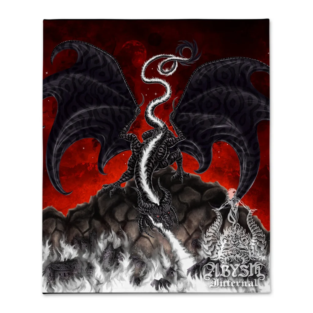 Tapestry FireDragon - Dungeons and Dragons Store