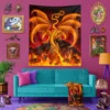 Tapestry FireDragon Gold1 2048x2048 - Dungeons and Dragons Store