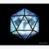 Blue Sky Ice Dragon D20 Tapestry Official Dungeons And Dragons Merch