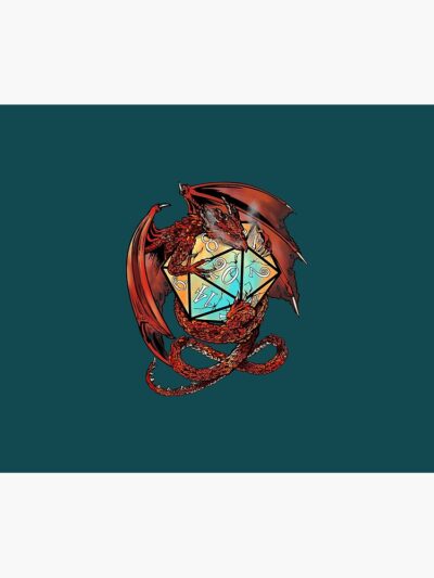 Red Dragon Dice Tapestry Official Dungeons And Dragons Merch