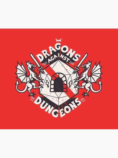 Dragons Against Dungeons Tapestry Official Dungeons And Dragons Merch