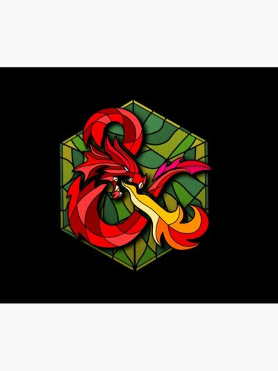 Dungeons And Dragons T-Shirtdungeons And Dragons Stained Glass Tapestry Official Dungeons And Dragons Merch