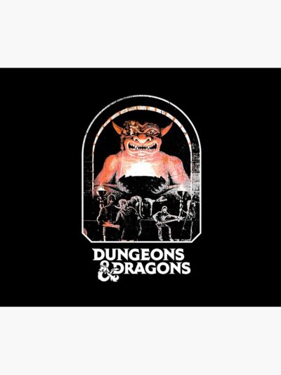 Funny Dungeons And Dragons Retro Wave Tapestry Official Dungeons And Dragons Merch