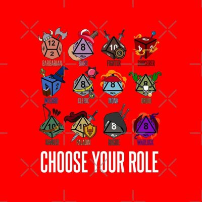 D&D Character Class Hit Dice Tote Bag Official Dungeons And Dragons Merch