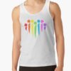 Rainbow Dungeons & Dragons Heart Lgbtq Tank Top Official Dungeons And Dragons Merch