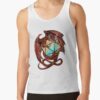 Red Dragon Dice Tank Top Official Dungeons And Dragons Merch