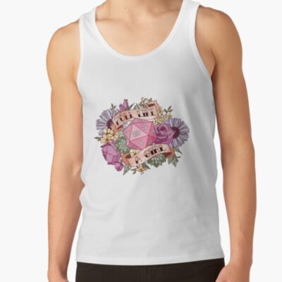 Roll Like A Girl Tank Top Official Dungeons And Dragons Merch