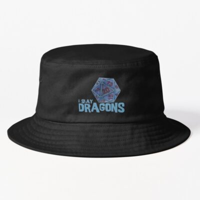 Dungeons And Dragons - I Slay Dragons Bucket Hat Official Dungeons And Dragons Merch