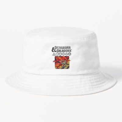 Dungeon _Amp_ Dragon 1974 Dnd Bucket Hat Official Dungeons And Dragons Merch