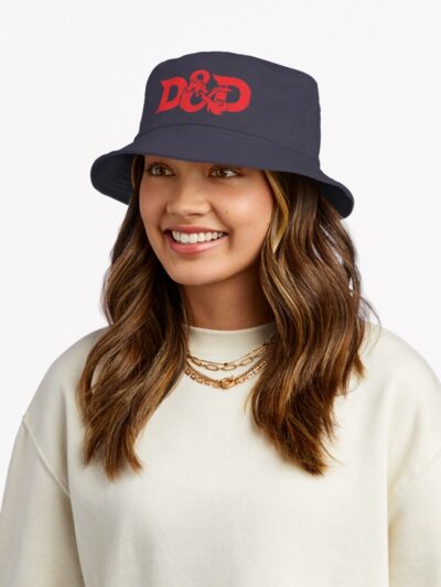 Dungeons And Dragons Logo Bucket Hat Official Dungeons And Dragons Merch