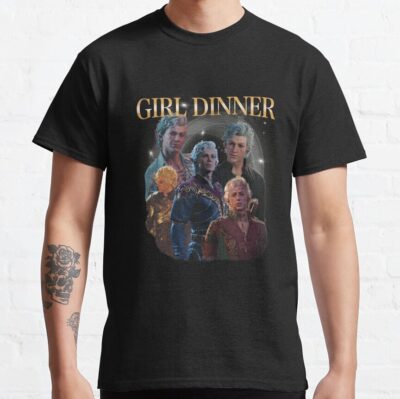 Astarion: Girl Dinner T-Shirt Official Dungeons And Dragons Merch