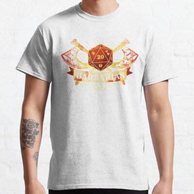 Barbarian T-Shirt Official Dungeons And Dragons Merch