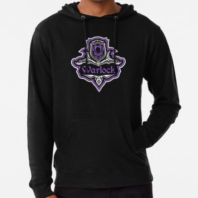 D&D Warlock Class | Dungeons And Dragons Fancy Emblem Hoodie Official Dungeons And Dragons Merch