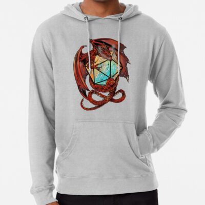 Red Dragon Dice Hoodie Official Dungeons And Dragons Merch