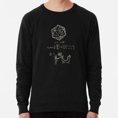 The Science Of 20 Sided Dice. Sweatshirt Official Dungeons And Dragons Merch