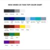 tank top color chart 1 - Dungeons and Dragons Store