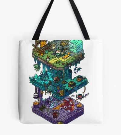 Dungeons And Isometric Dragons Tote Bag Official Dungeons And Dragons Merch