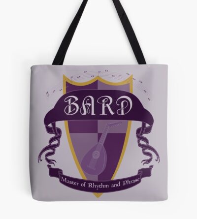 Dungeons And Dragons Class: Bard Crest Tote Bag Official Dungeons And Dragons Merch