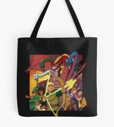 Dungeons And Dragons Dungeons And Dragons Cartoon Classic Tote Bag Official Dungeons And Dragons Merch