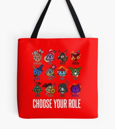 D&D Character Class Hit Dice Tote Bag Official Dungeons And Dragons Merch