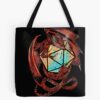 Red Dragon Dice Tote Bag Official Dungeons And Dragons Merch