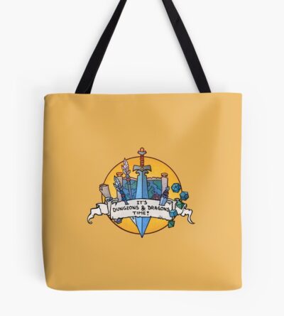 It'S Dnd Time! | Dungeons And Dragons Tote Bag Official Dungeons And Dragons Merch