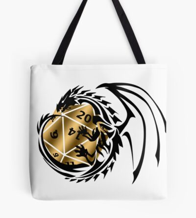 Dragon'S Horde Collection 1 - Dungeons And Dragons - Black And Gold! Tote Bag Official Dungeons And Dragons Merch