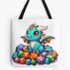 Dice Hoarders Tote Bag Official Dungeons And Dragons Merch