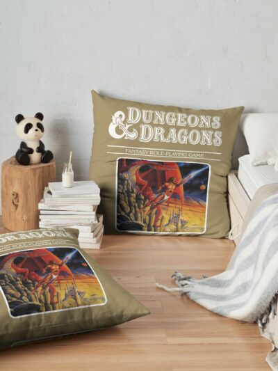 Dungeons & Dragons Immortals Rules Throw Pillow Official Dungeons And Dragons Merch