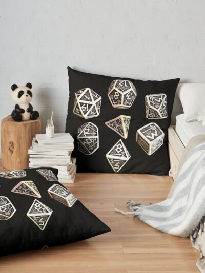 Dungeons And Dragons Dice Game Shirt Throw Pillow Official Dungeons And Dragons Merch