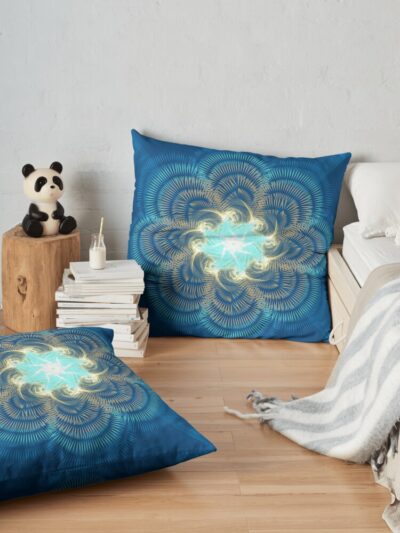 Abstract Monk Dungeons And Dragons Throw Pillow Official Dungeons And Dragons Merch