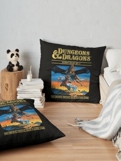 Dungeons & Dragons Throw Pillow Official Dungeons And Dragons Merch