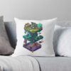 Dungeons And Isometric Dragons Throw Pillow Official Dungeons And Dragons Merch