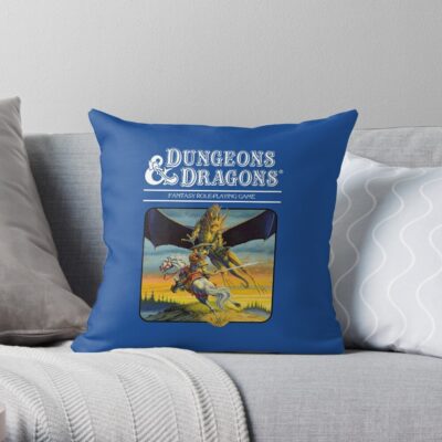 Dungeons & Dragons Expert Set Artwork Throw Pillow Official Dungeons And Dragons Merch