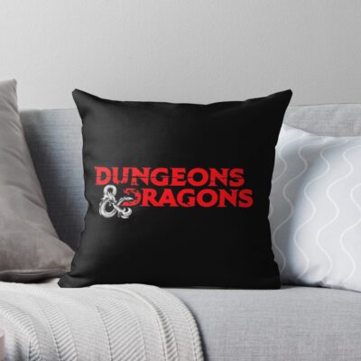 Dungeons And Dragons Throw Pillow Official Dungeons And Dragons Merch