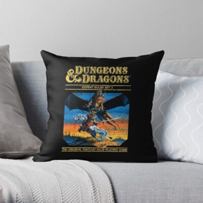 Dungeons & Dragons Throw Pillow Official Dungeons And Dragons Merch