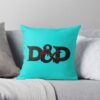 Dungeons And Dragons Throw Pillow Official Dungeons And Dragons Merch