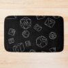 Minimalist Dice Bath Mat Official Dungeons And Dragons Merch