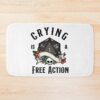 Dnd Rpg Funny Critical Failure: Crying Is A Free Action, Natural One D20 Dice. Bath Mat Official Dungeons And Dragons Merch