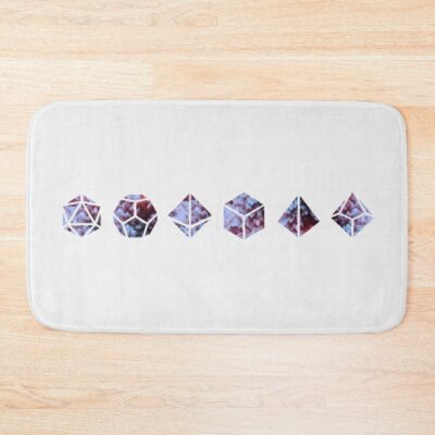 Mulberry Rpg Dice Bath Mat Official Dungeons And Dragons Merch