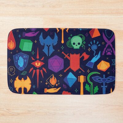 Dnd Forever - Color Bath Mat Official Dungeons And Dragons Merch