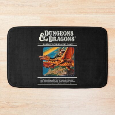 Dungeons And Dragons T-Shirtdungeons & Dragons Retro Cover Bath Mat Official Dungeons And Dragons Merch