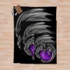 Dragon'S Horde Collection 3 - Dungeons And Dragons - Silver And Purple Throw Blanket Official Dungeons And Dragons Merch